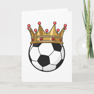 Carte Roi Couronne de Football