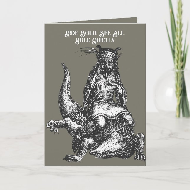 Carte Roi Crocodile des Ombres (Devant)