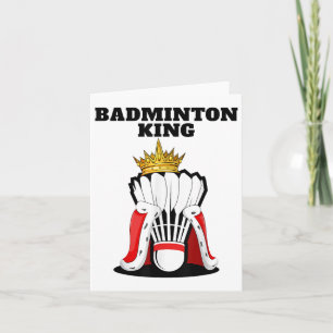 Carte Roi de badminton _ Maillot de joueur de badminton 