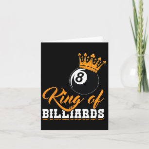 Carte Roi De Billard Huit Ll Couronne