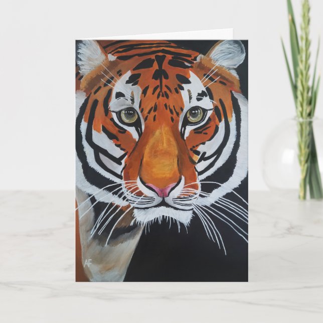 Carte Roi de la jungle Peinture par Alfred Fox (Devant)