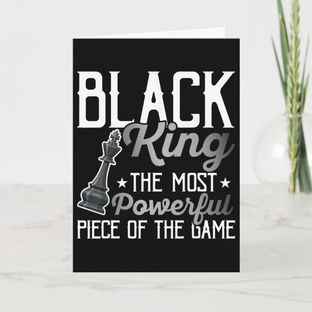 Carte Roi Noir Le Morceau Le Plus Puissant Dans Le Jeu D (Devant)