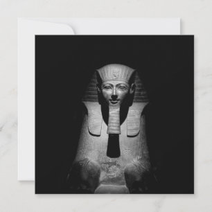 Carte Roi pharaon noir et blanc