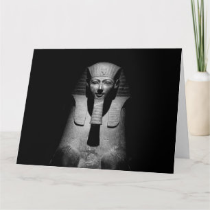 Carte Roi pharaon noir et blanc