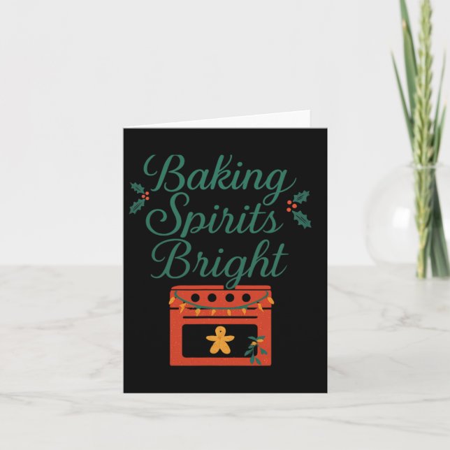 Carte Roi Spirits brillant four de Noël Graphisme (Devant)