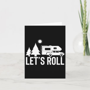 Carte Roll Camper Camper Funny Camping Cadeau Rv Vaca