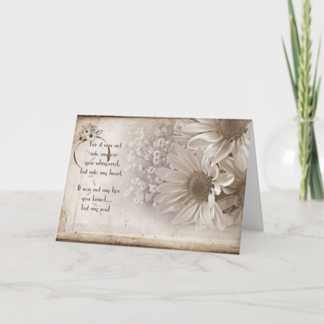 Carte Romance florissante (Devant)