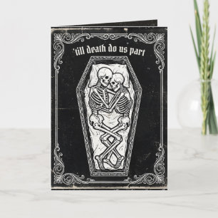 Carte Romance gothique victorien sombre et maussade