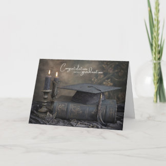 Carte Romance sombre et lunatique pour célébrer la remis