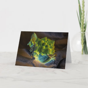 Carte "Romanesco" Numériquement modifié la vie morte