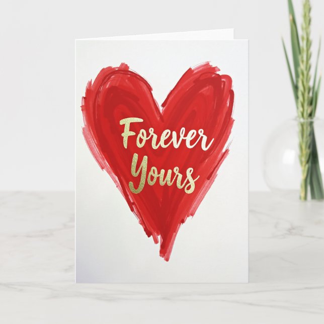 Carte Romantique À Tout Jamais (Devant)