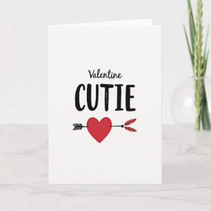 Carte Romantique Cœur Mignon