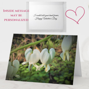 Carte romantique de la Saint Valentin aux coeurs s