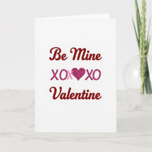 Carte romantique de la Saint-Valentin Xoxo