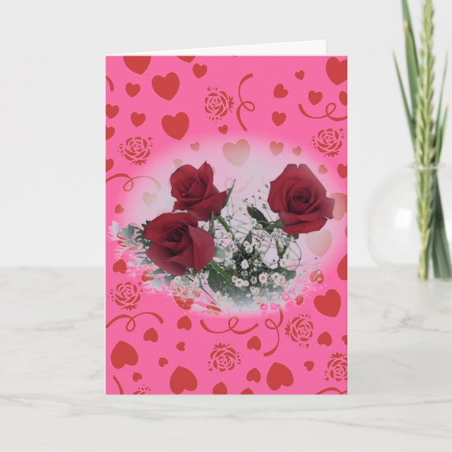 Carte romantique de Saint-Valentin (Devant)