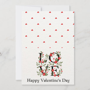 Carte romantique de Saint Valentin pour votre bien