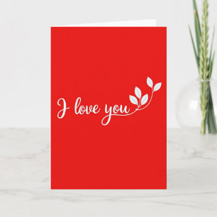 Carte romantique « Je t'aime le plus »