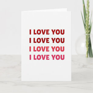 Carte Romantique 'Je T'Aime Toujours'