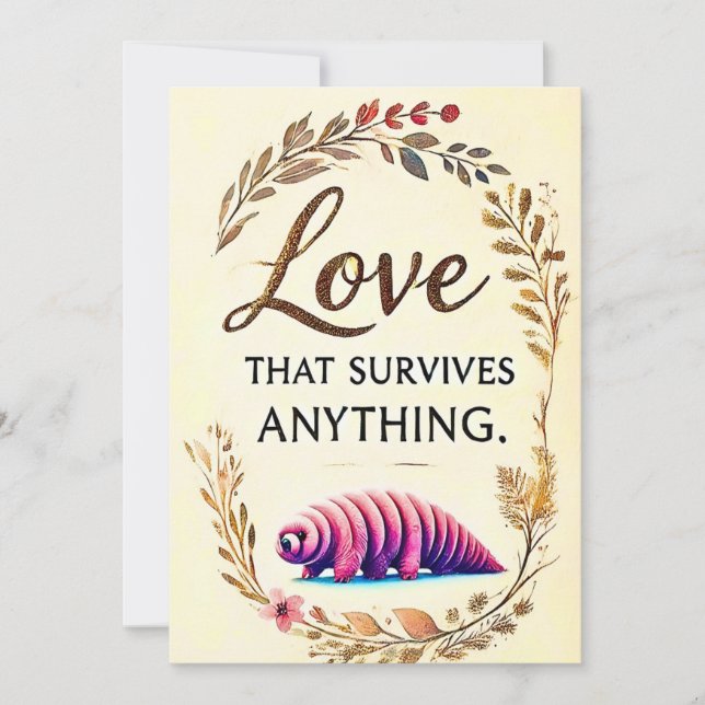 Carte romantique Saint-Valentin (Devant)