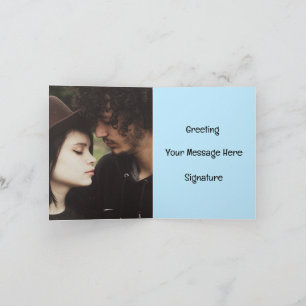 Carte romantique Saint-Valentin Photo personnalisé