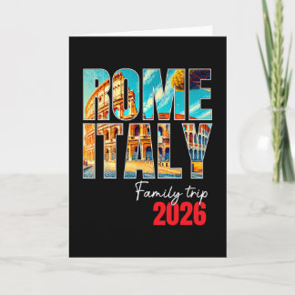 Carte Rome Italy Family Trip 2026 Europe Vacation Coloss