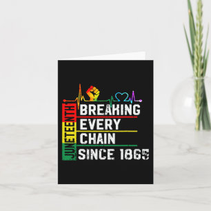 Carte Rompre chaque chaîne depuis 1865 JunzDix Black Hi