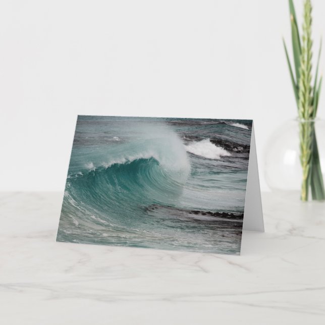 Carte Rompre la vague en Tasmanie (Devant)