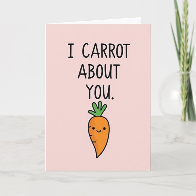 Carte Root Vegetable About You Card (Devant)