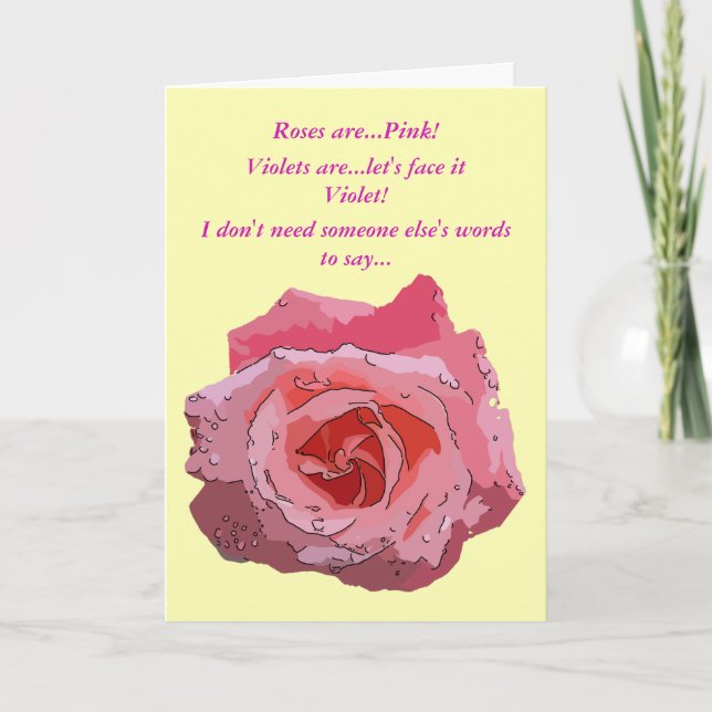Carte RosaCartoonus, Je T'Aime. (Devant)