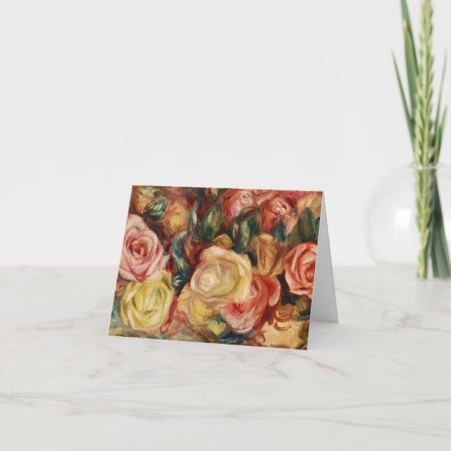 Carte Rose (1912) par Pierre-Auguste Renoir (Devant)