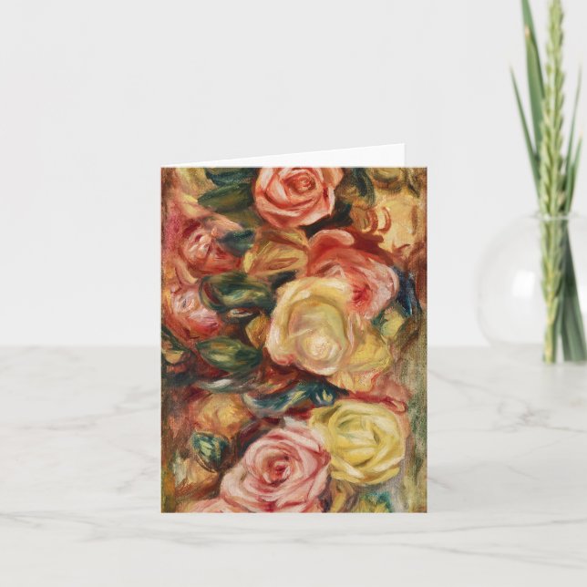Carte Rose (1912) par Pierre-Auguste Renoir (Devant)