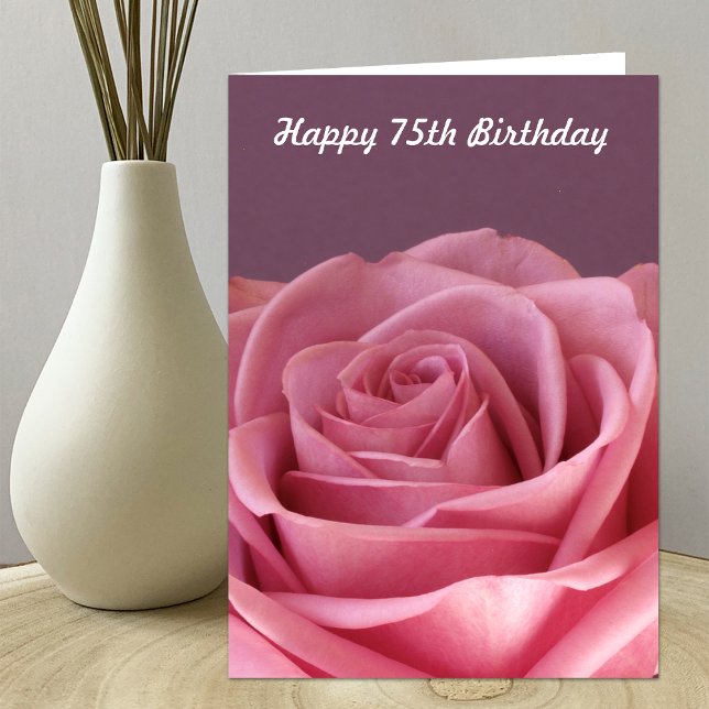 Carte rose 75e anniversaire (Créateur téléchargé)
