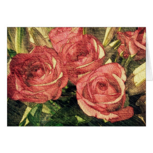 Carte rose de cru
