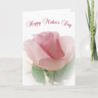 Carte Rose de la fête des mères