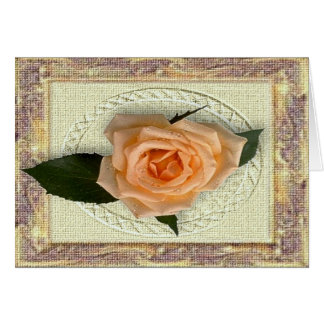 Carte Rose de pêche