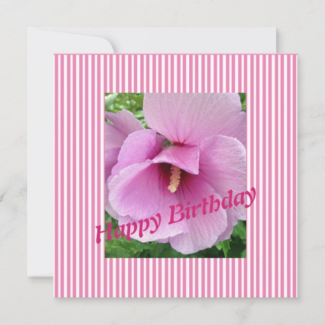 Carte Rose de Sharon Flat Card (Devant)