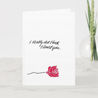 Carte Rose décrivant l'amour