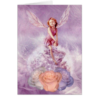 Carte rose Fairy