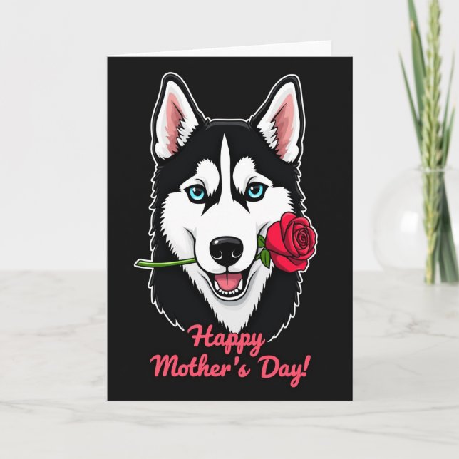 Carte Rose Gift Mother Happy Day Card (Devant)