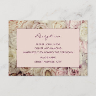 Carte rose Gold / Fig Rose Mariage