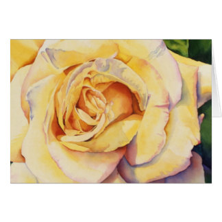 Carte Rose jaune