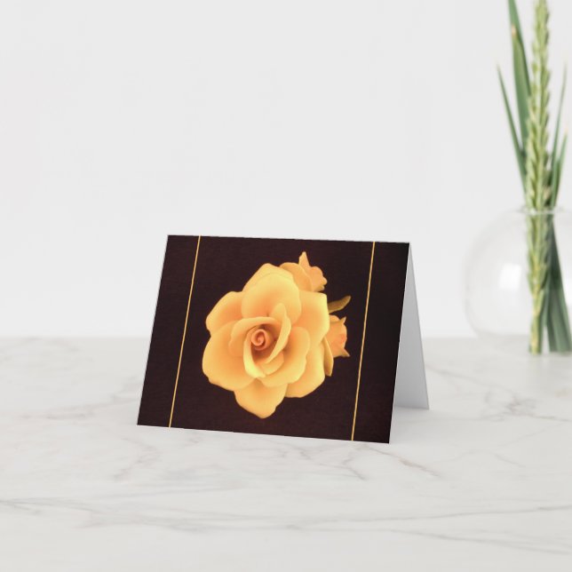 Carte Rose jaune, photo de 2004. (Devant)