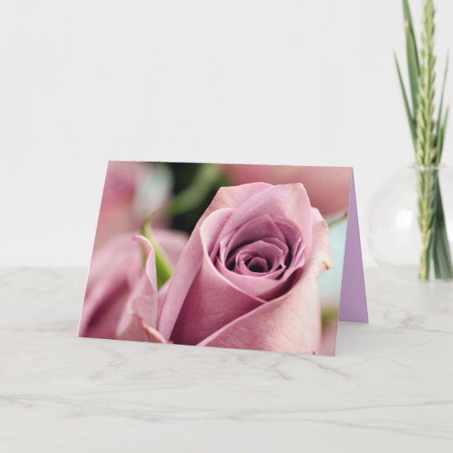 Carte Rose Lilac (Devant)
