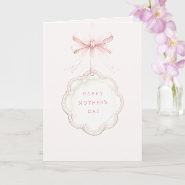 Carte Rose Maman Fête des Mères (Orchidée)