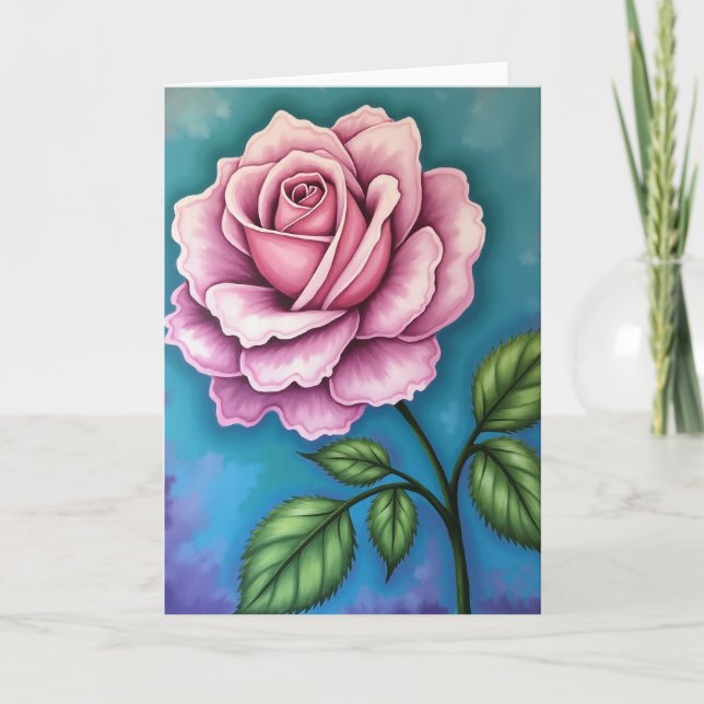 Carte Rose Mothers Day Art Card (Devant)