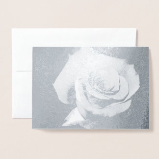 Carte ROSE noire et blanche