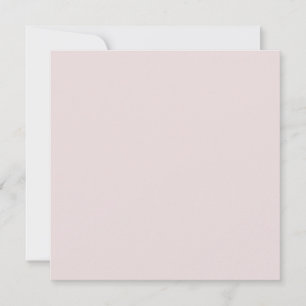 Carte Rose Pâle de Ballerine Couleur Uni