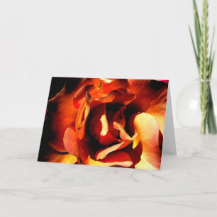 Carte Rose peint