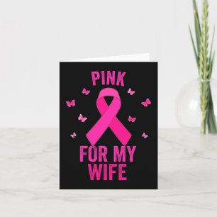 Carte Rose pour ma femme Cancer du sein World Cancer Day