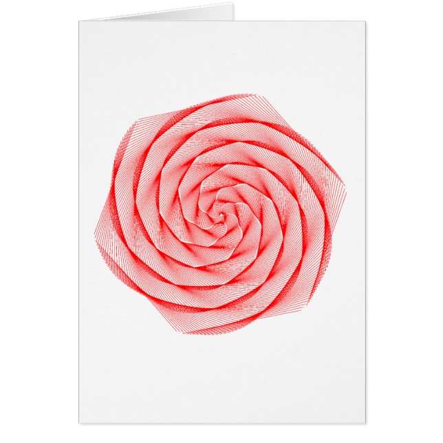 Carte Rose Red Math (Devant)
